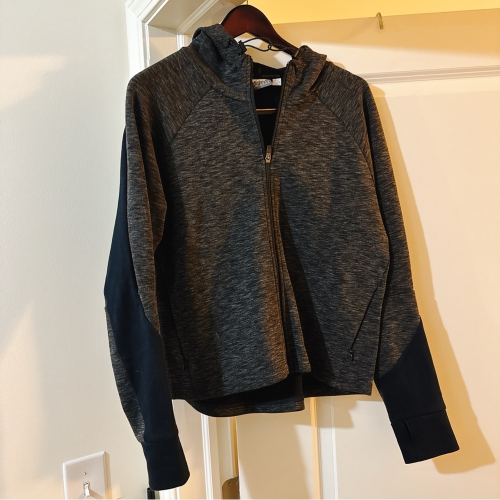 Puma Charcoal Full-Zip Hoodie